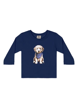 Quimby - Conjunto Bebê Camiseta Golden Calça Azul - QUIMBY