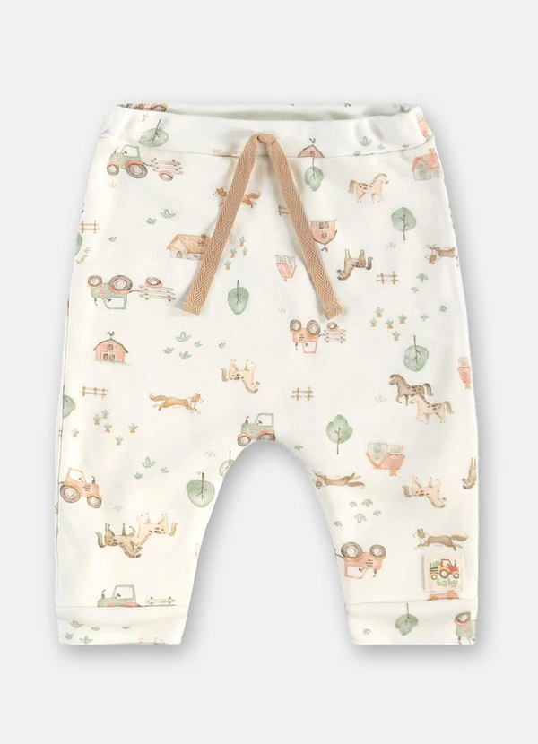 Up Baby - Conjunto Bebê Cardigan Calça Branco 6