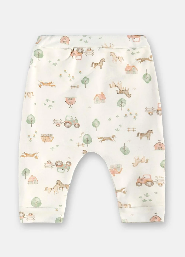 Up Baby - Conjunto Bebê Cardigan Calça Branco 7