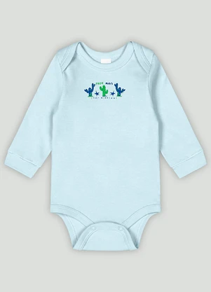 Conjunto Bebê com Body e Calça Up Baby Azul - UP BABY
