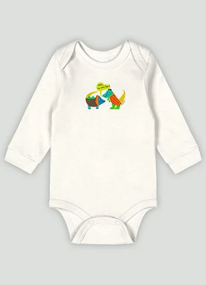 Conjunto Bebê com Body e Calça Up Baby Branco - UP BABY
