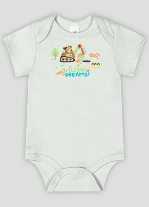 Conjunto Bebê com Body e Calça Up Baby Verde - UP BABY
