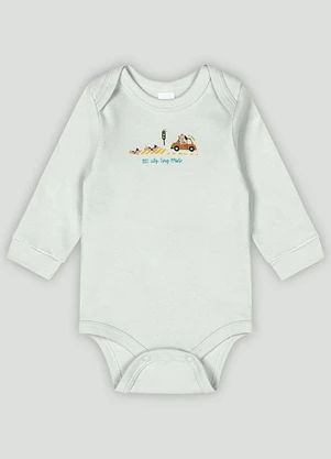 Conjunto Bebê com Body e Calça Up Baby Verde - UP BABY
