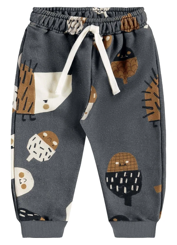 Três e Já - Conjunto Bebê com Jaqueta e Calça Cinza 7