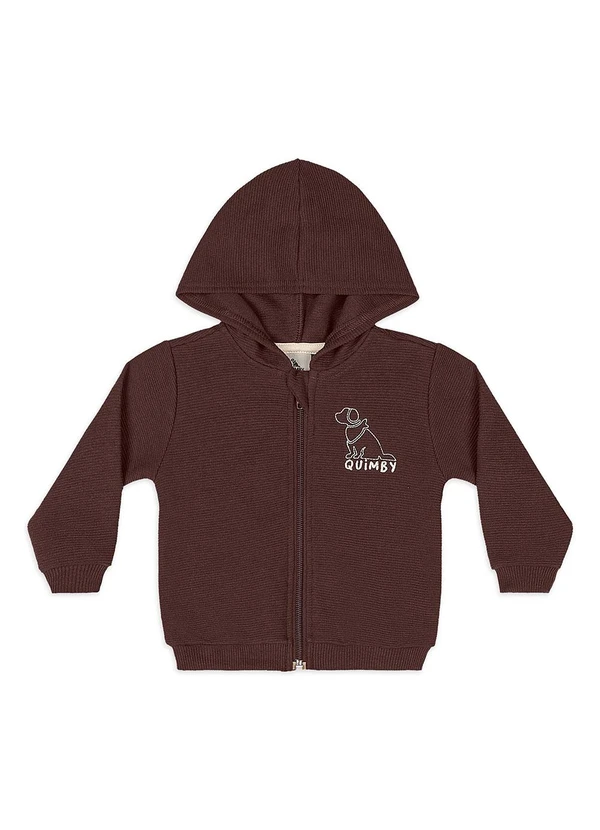 Quimby - Conjunto Bebê Jaqueta Calça Marrom 3
