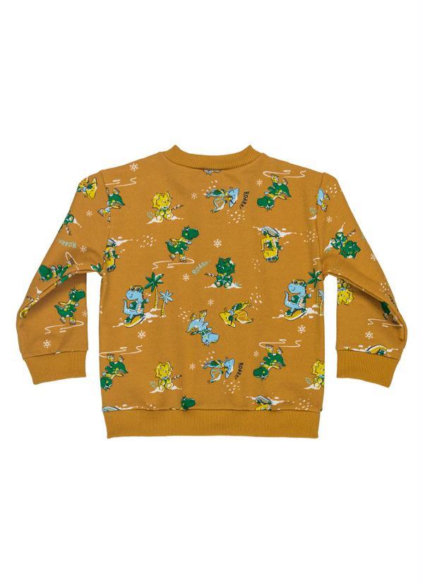 Bee Loop - Conjunto Bebê Jaqueta e Calça de Moletom Laranja 3