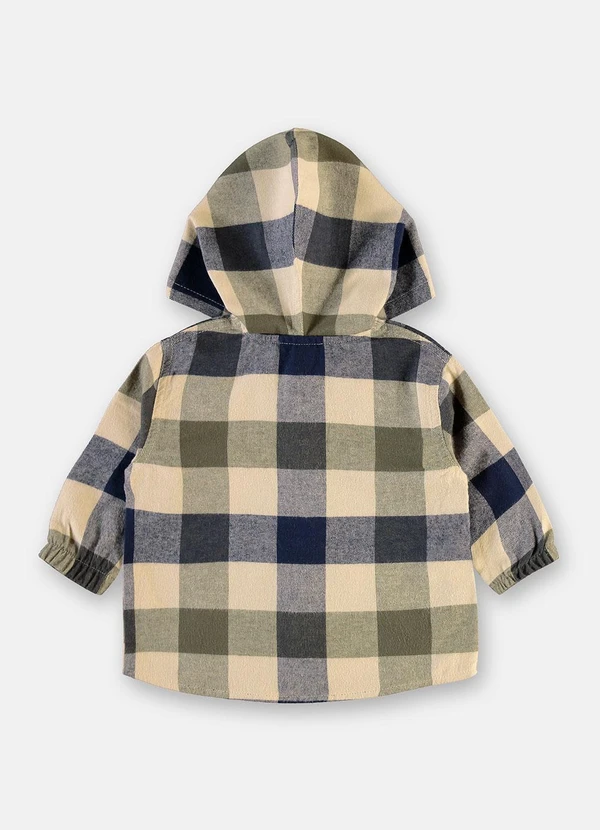 Up Baby - Conjunto Bebê Jaqueta Xadrez Verde 4