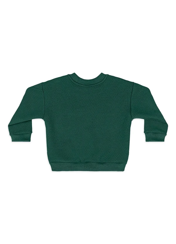 Quimby - Conjunto Bebê Menino Blusão Matelassê Verde 3