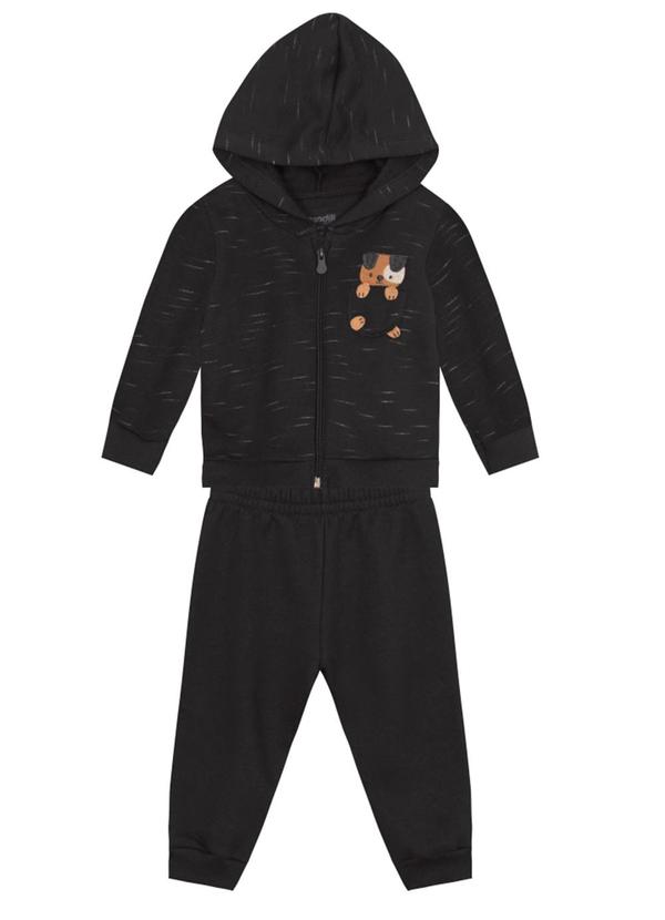 Brandili Baby - Conjunto Bebê Menino com CachorrinhoCinza