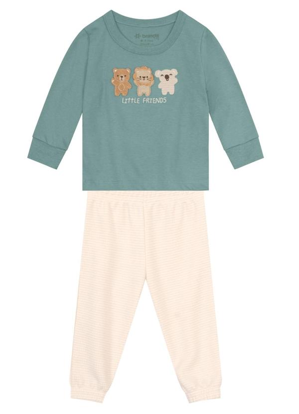 Brandili Baby - Conjunto Bebê Menino de Bichinho Verde