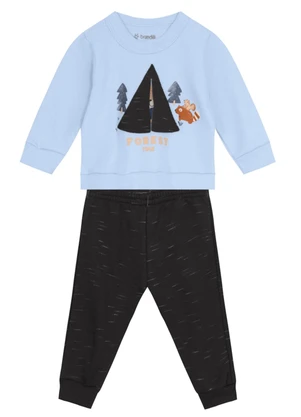 Brandili Baby - Conjunto Bebê Menino de Cachorrinho Azul - BRANDILI BABY