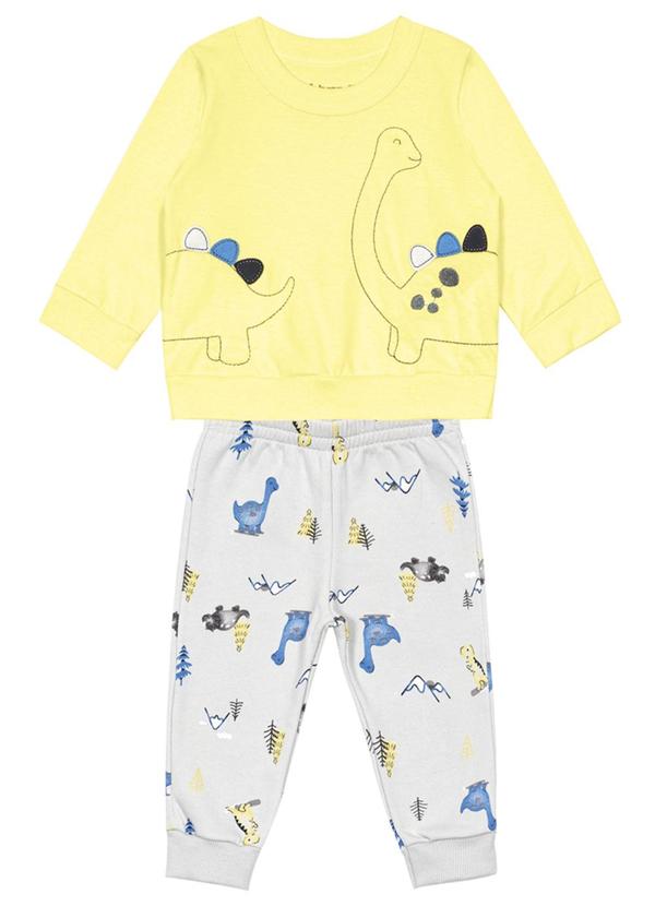 Brandili Baby - Conjunto Bebê Menino de DinossauroAmarelo