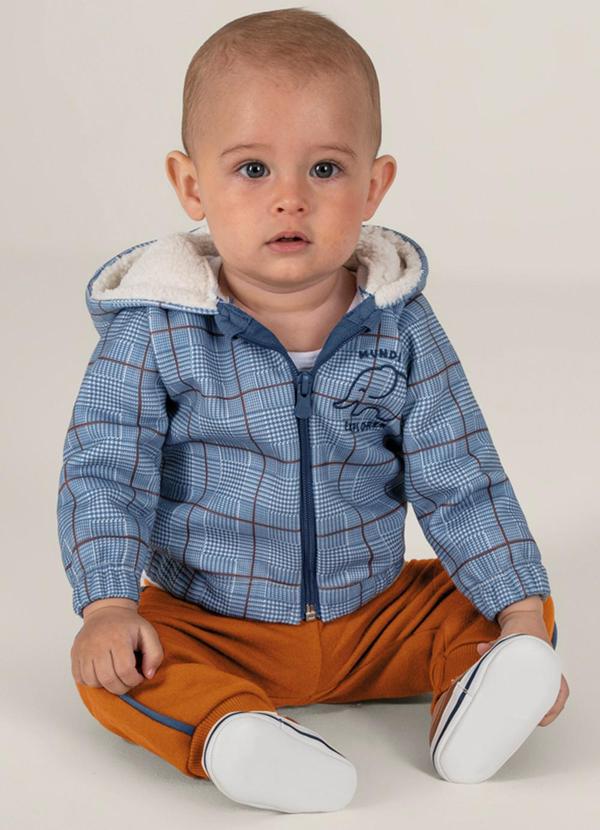 Mundi - Conjunto Bebê Menino de Elefantinho Azul