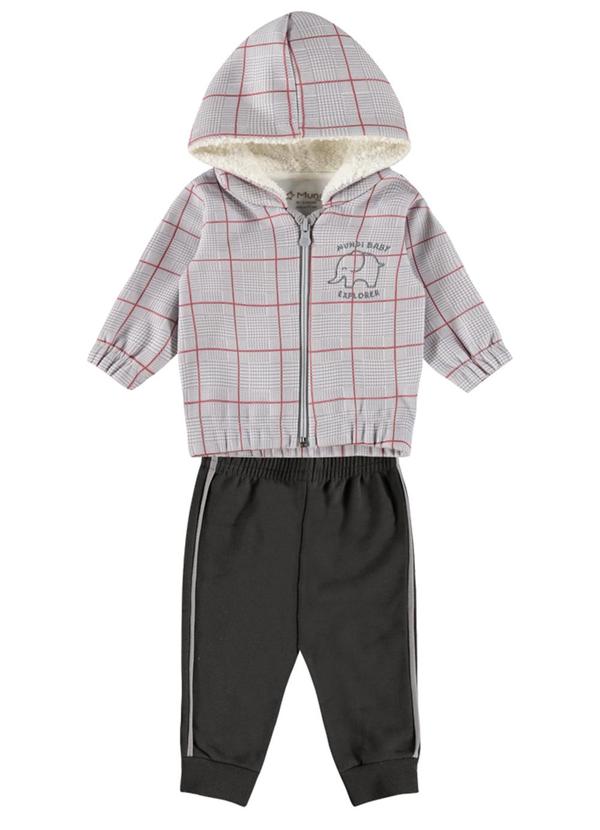 Brandili Mundi - Conjunto Bebê Menino de Elefantinho Cinza