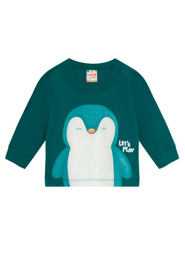 Brandili - Conjunto Bebê Menino de Pinguim Verde 2