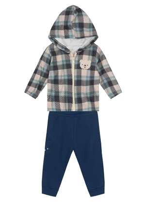 Brandili Baby - Conjunto Bebê Menino de Ursinho Bege - BRANDILI BABY