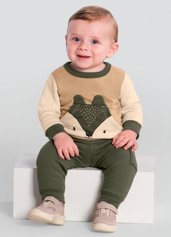 Brandili Baby - Conjunto Bebê Menino de Ursinho Marrom