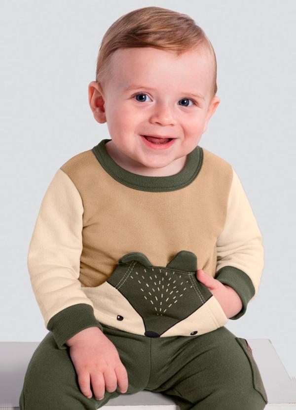 Brandili Baby - Conjunto Bebê Menino de Ursinho Marrom 2