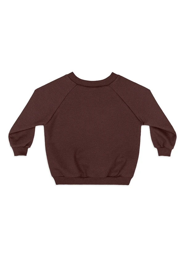 Quimby - Conjunto Bebê Menino Dino Moletom Marrom 3