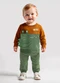 Alakazoo - Conjunto Bebê Menino em Moletom Verde - variação: Verde