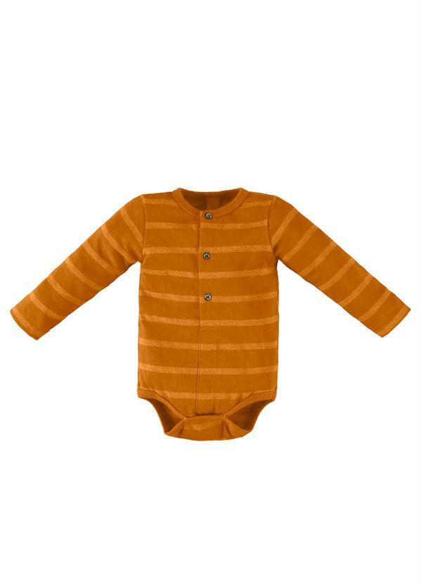 Up Baby - Conjunto Bebê Menino Jardineira e Body Marrom 3