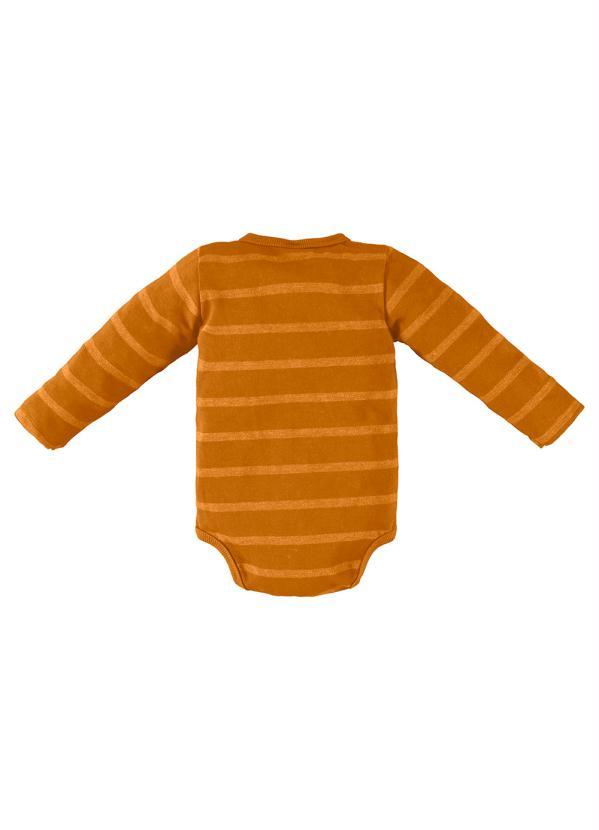 Up Baby - Conjunto Bebê Menino Jardineira e Body Marrom 4