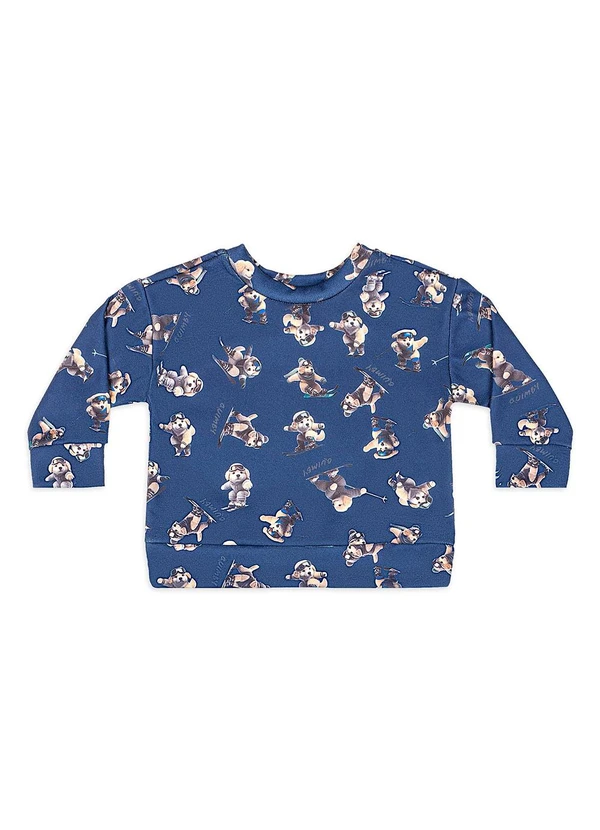 Quimby - Conjunto Bebê Menino Little Dog Azul 2