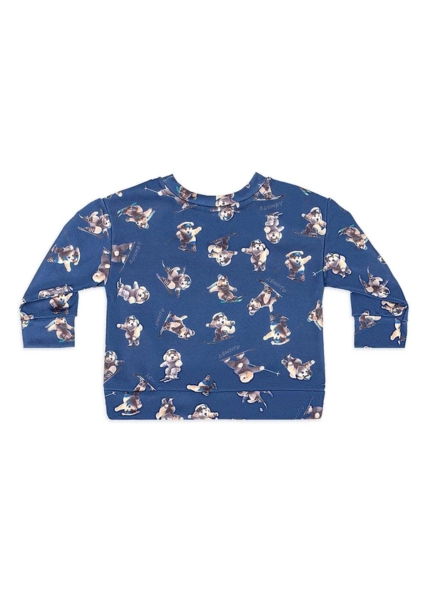 Quimby - Conjunto Bebê Menino Little Dog Azul 3