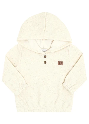 Pulla Bulla - Conjunto Bebe Menino Moletom Linho Natural - PULLA BULLA