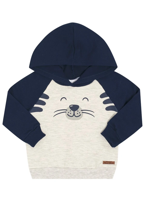 Pulla Bulla - Conjunto Bebe Menino Moletom Mescla 2