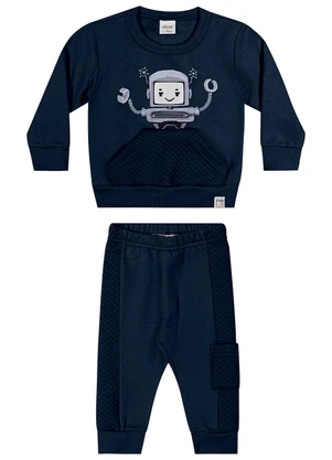 Elian - Conjunto Bebê Menino Robô Interativo Azul - ELIAN