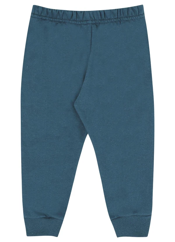 Pulla Bulla - Conjunto Bebe Moletom e Malha Relevo Cinza 3