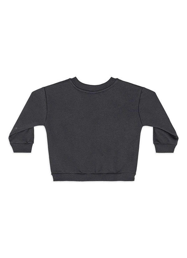 Quimby - Conjunto Bebê Moletom Felpado Cinza 4