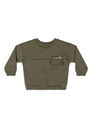 Quimby - Conjunto Bebê Moletom Felpado Verde - QUIMBY