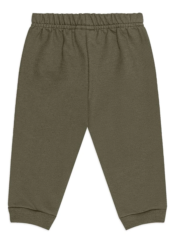 Quimby - Conjunto Bebê Moletom Felpado Verde 5