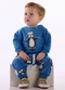 Up Baby - Conjunto Bebê Moletom Puff Azul - variação:  