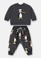 Up Baby - Conjunto Bebê Moletom Puff Azul - variação:  