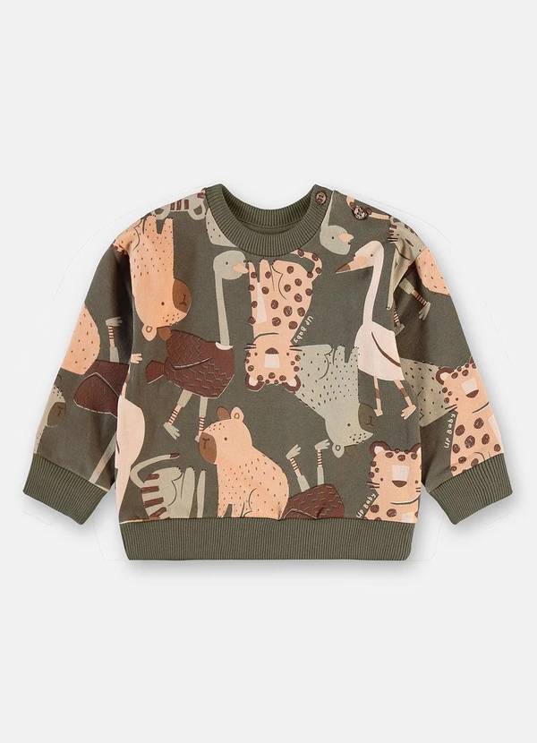 Up Baby - Conjunto Bebê Super Cotton Verde 3