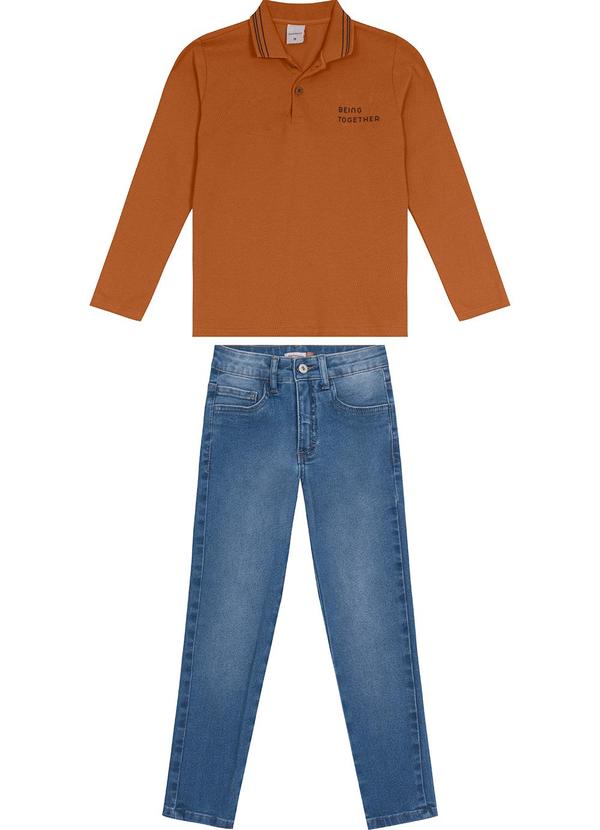 Carinhoso - Conjunto Being Together Menino Marrom