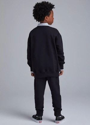 Youccie - Conjunto Black de Moletom Preto - YOUCCIE