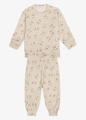 Trick Nick - Conjunto Bluão com Calça Bege - TRICK NICK