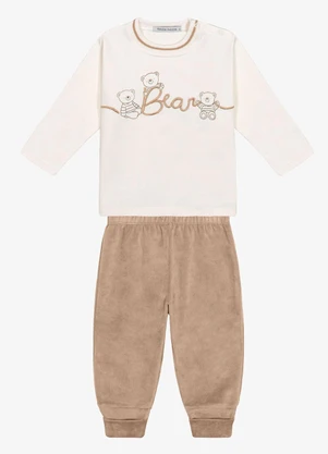 Trick Nick - Conjunto Blusa com Calça Marrom - TRICK NICK