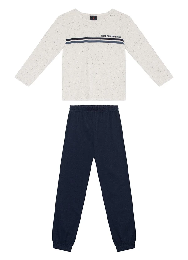 Guloseima - Conjunto Blusa e Calça Infantil Branco