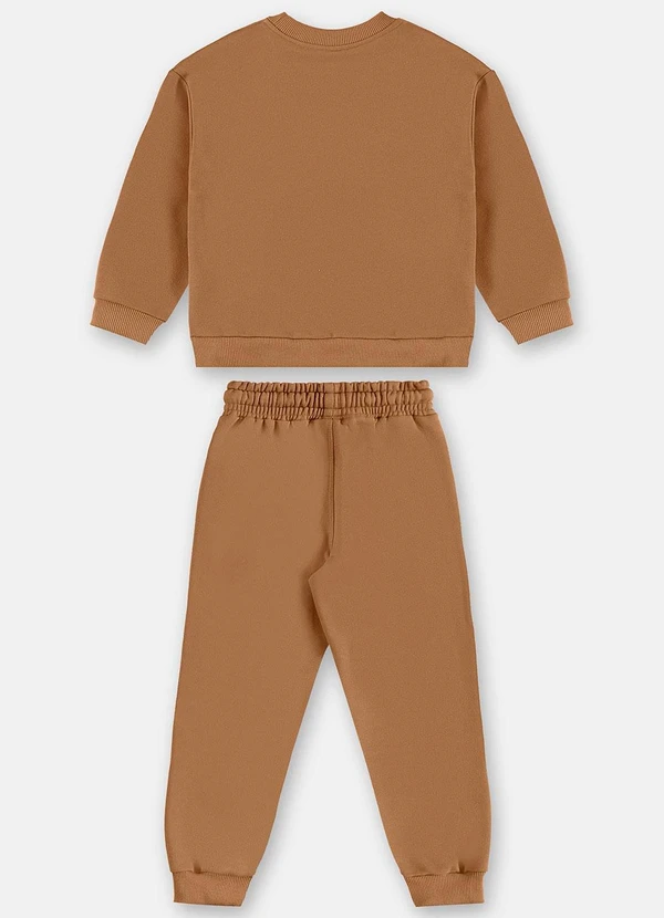 Up Baby - Conjunto Blusa e Calça Menino Marrom 3