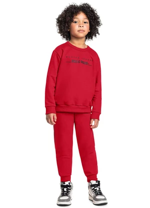 Bee Loop - Conjunto Blusão Athletic Div Vermelho - BEE LOOP