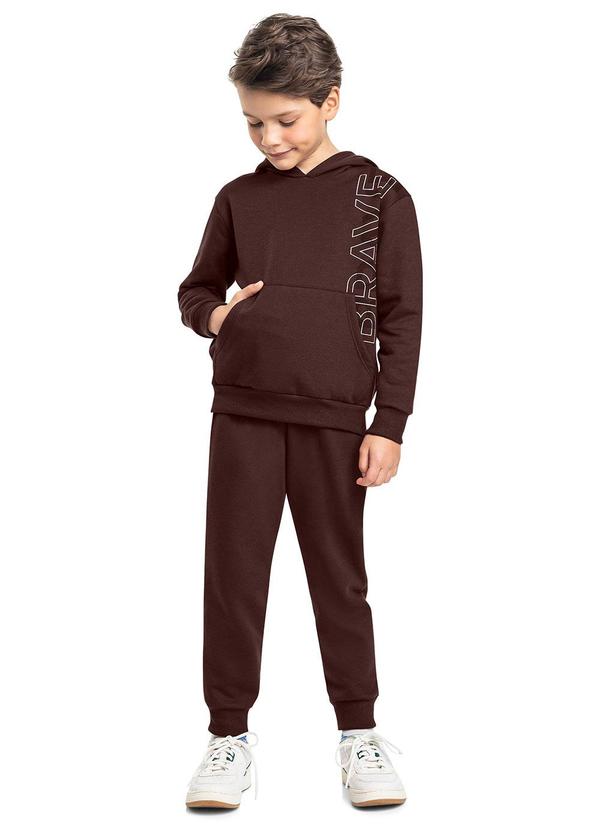 Bee Loop - Conjunto Blusão Brave Calça Marrom