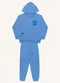 Fakini Kids - Conjunto Blusão C/Capuz e Calça Bege - variação: Azul