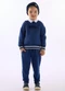 Up Baby - Conjunto Blusão Calça Molecotton Azul - variação:  
