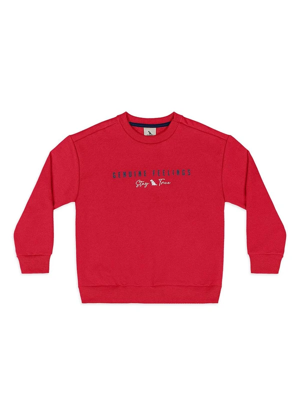 Quimby - Conjunto Blusão Calça Moletom Vermelho 4