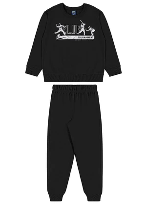 Bee Loop - Conjunto Blusão Club Classic Calça Preto - BEE LOOP